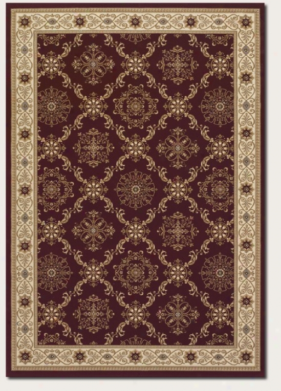 7'10&quot X 11'2&quot Region Rug Persian Rhombus Pattern In Persian Red