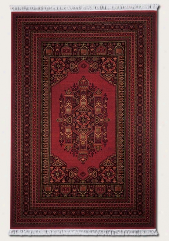 7'10&quot X 11'4&quot Area Rug Persian Partern In Burgundy