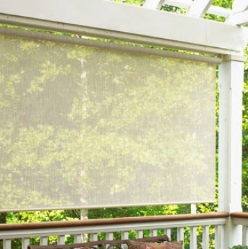 72&quotw Window Sun Shade In Sand Color Fabric