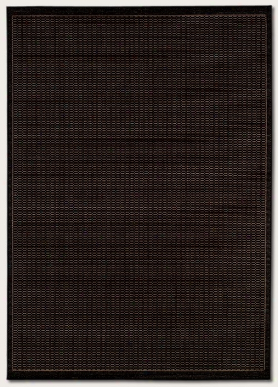 7'6&quot X 10'9&quot Area Rug Contemporary Style In Black And Cocoa Color