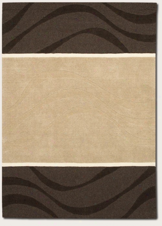 8' X 11' Area Rug Handmade Contemporary Style In Natural Grey