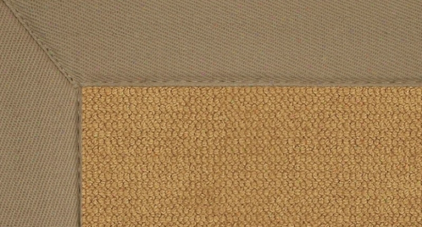 8' X 11' Cork Wool Rug - Athena Hand Tufted Rug With Beige Border