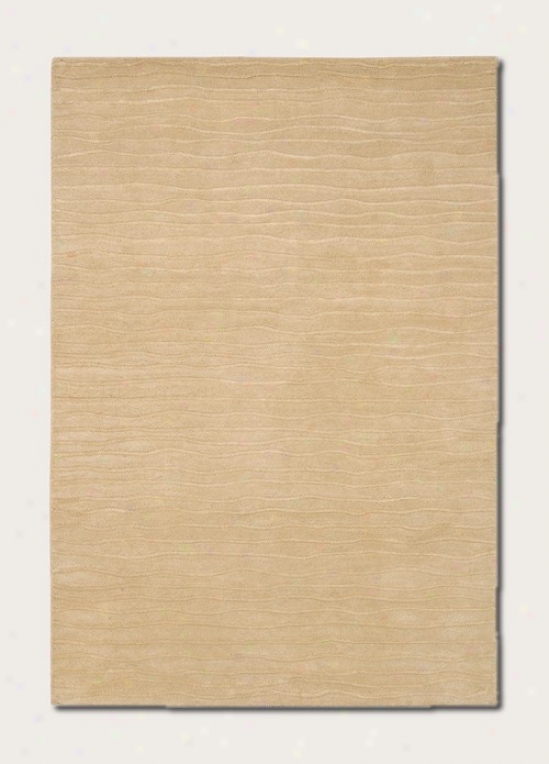 8' X 11'6" Superficial contents Rug Hand Crafted Contemporary Style In Beige