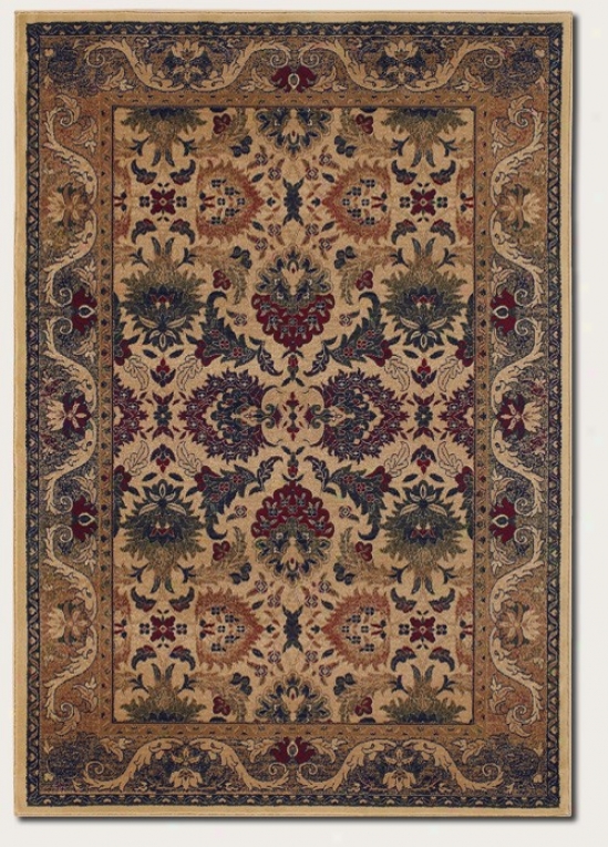 8'2" X 11'5" Area Rug Persian Floral Pattern In Choice part And Sage