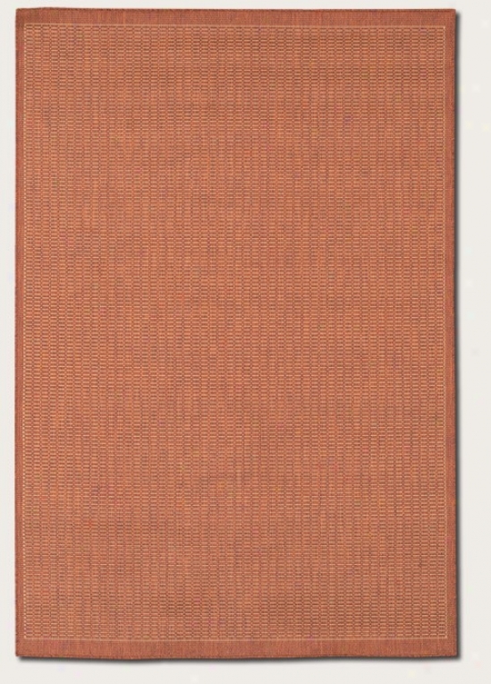 8'6&quot X 13' Are aRug Contemporary Style In Terra-cotta Color