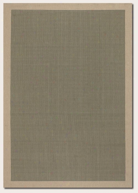 8'6&quot X 13' Area Rug Dotted Pattern With Choice part Border In Green Color