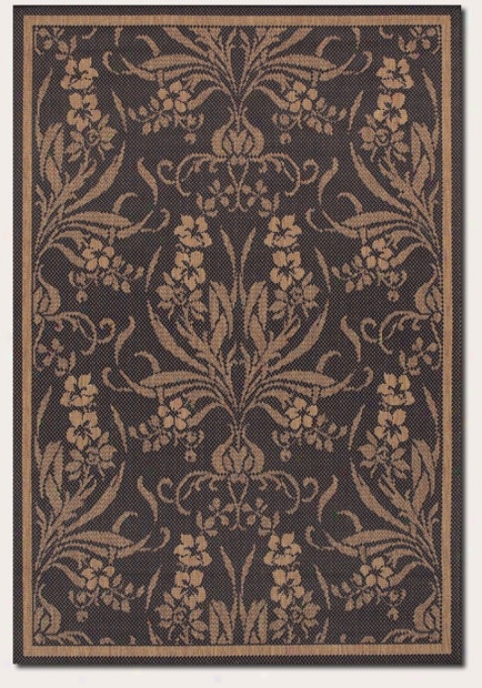 8'6&quot X 13' Area Rug Tapestry Design In Black And Clcoa