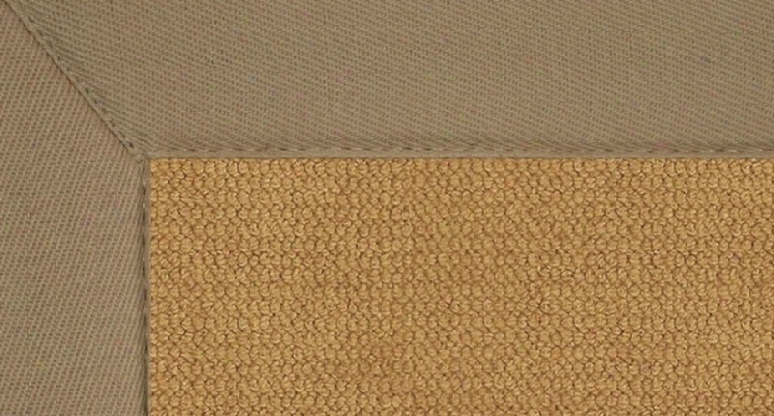 8'9&quot X 12' Cork Wool Rug - Athena Hand Tufted Rug With Beige Border