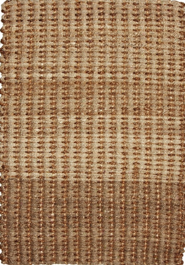 9' X 12' Area Rug With Hand Spun Abaca Jute And Hemp