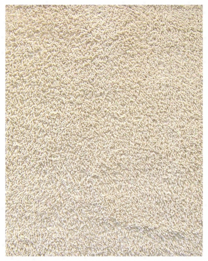 9' X 12' Bamboo Shab Area Rug Eco-friendly In Ivory Color