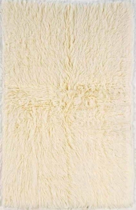 9' X 12' Flokati Area Rug - 100% Wool Natural Color