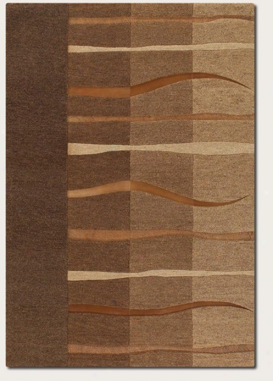 9' X 13' Area Rug Contemporary Style In Tan Color