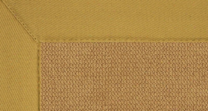 9'10&quot X 13' Cork Wool Rug - Athena Hand Tufted Rug Wuth Gold Border