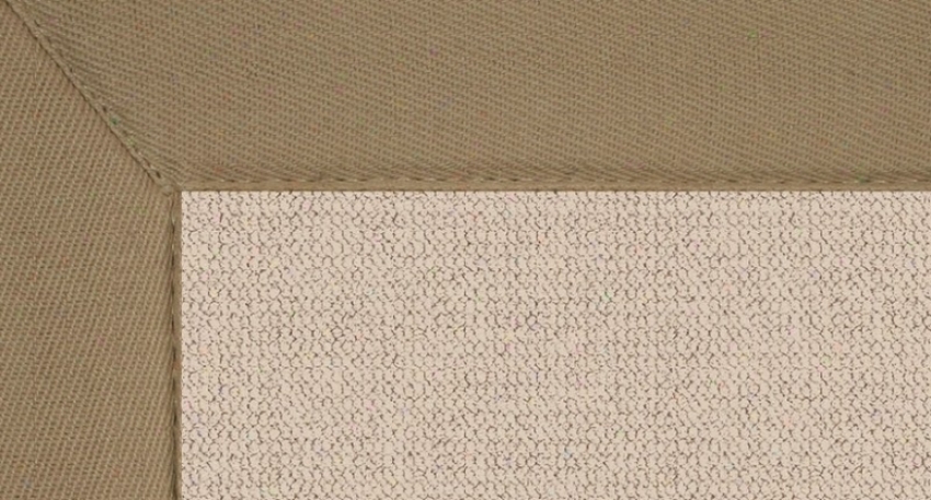 9'10&quot X 13' Natural Wool Rug - Athena Hand Tufted Rug With Beige Border