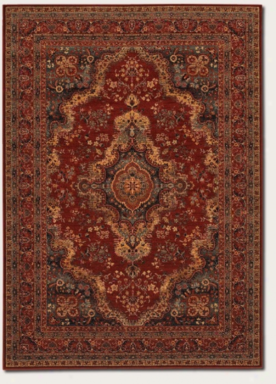 9'10&quot X 13'9&quot Superficial contents Rug Classic Persian Pattern In Burgundy