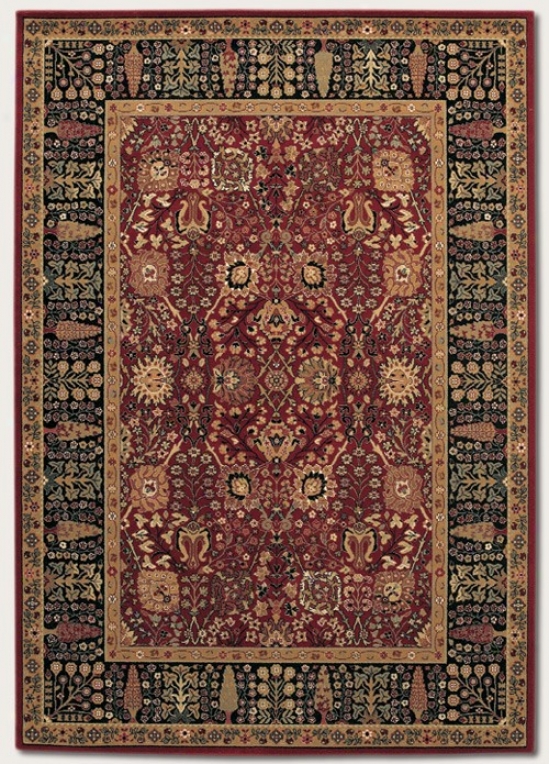 9'10&quot X 13'9&quot Area Rug Classic Persian Pattern In Persian Red