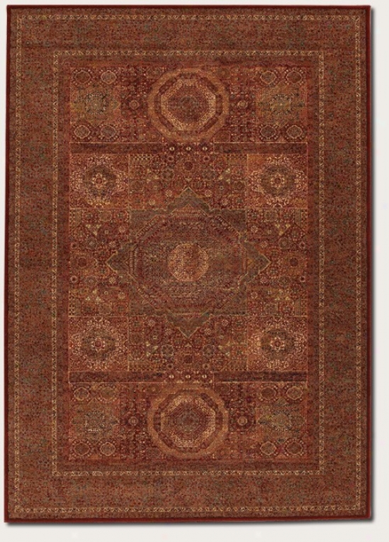 9'10&quot X 13'9&quot Area Rug Old World Classics In Burgundy