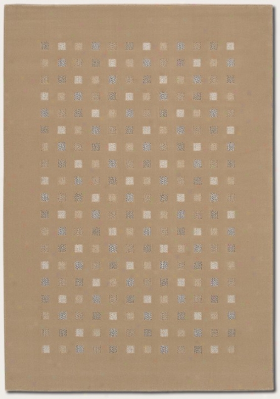 9'2&quot X 12'6&quot Area Rug Contemporary Style In Sahara Tan Color