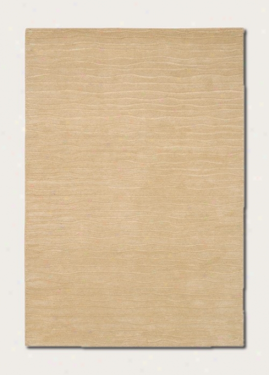 9'6&quot X 13' Area Rug Hand Crafted Contemporary Style In Beige