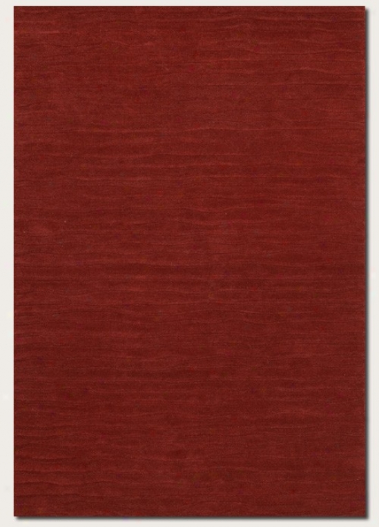 9'6&quot X 13' Area Rug Hand Crafted Contemporary Style In Wine