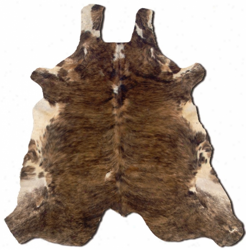 Animal Cowhide Area Rug Ful Skin In Medium Brindle