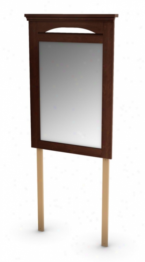 Bedroom Dresser Mirror In Cherry Finish