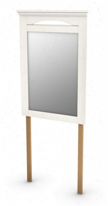 Bedroom Dresser Mirror In Vanilla Cream Finish