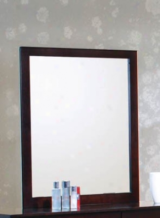 Bedroom Mirror In Deep Funny Cappyccino Finish