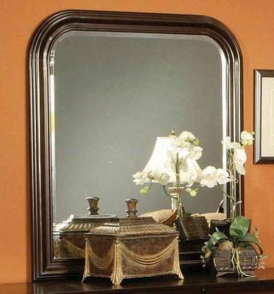 Bedroom Mirror Louis Philippe Style In Cappuccino Finish