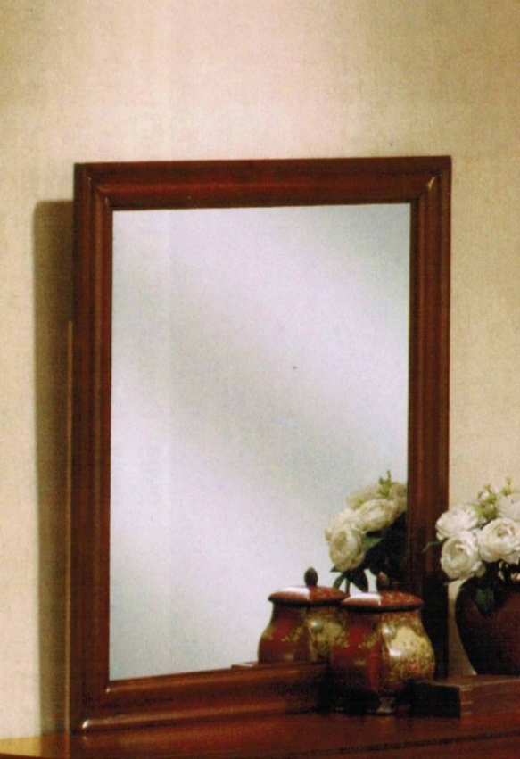 Bedroom Mirror Louis Phillipe Style In Cherry Oak Finish