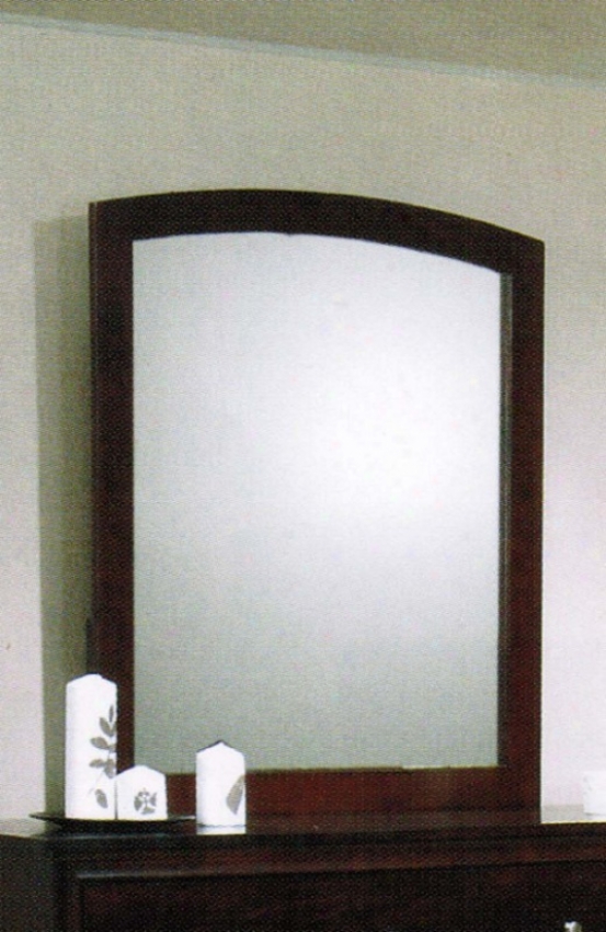 Bedroom Wall Mirror Wood Frame Espresso Finish