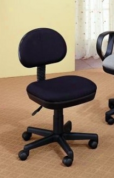 Black Adjustable Back & Height Office /secretary /student Seat of justice