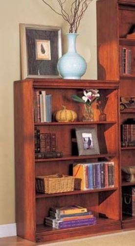 Bookcase Storage Shelves Maple Finish