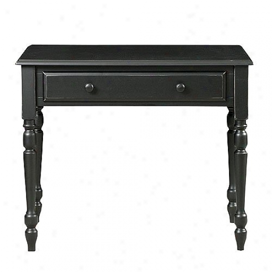 Carolina Cottage Antique Black Finish Computer Desk