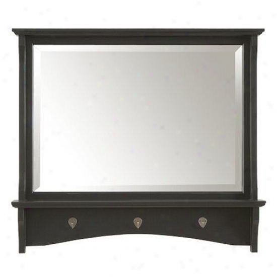 Carolina Cottage Antique Black Winston Entry Way Mirror