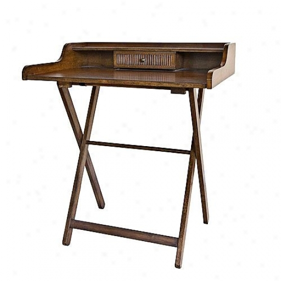 Carolina Cottage Cheestnut Finish Folding Easton Desk