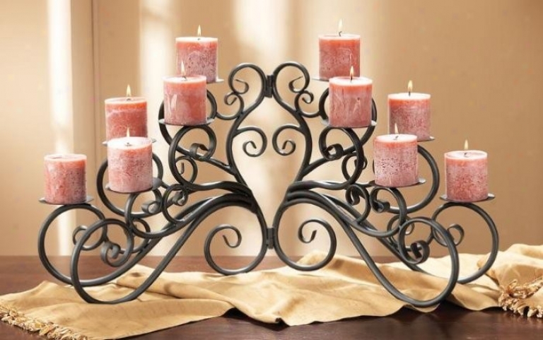 Casa Cristina Candleholder In Matte Black Perfect