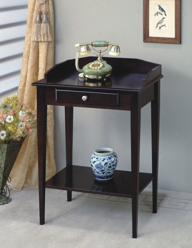 Classic Cappuccino End Phone Abide / Side Table