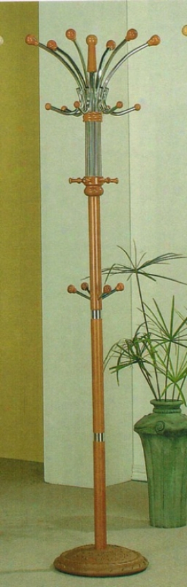 Coat Rack Hat Stand In Oak Accomplish