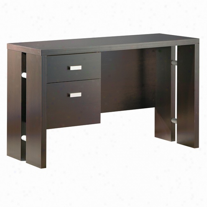 Contemporary Style Black Forest Finish Desk