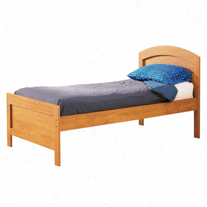 Country Style Country Pine Finish Bed 39&quot