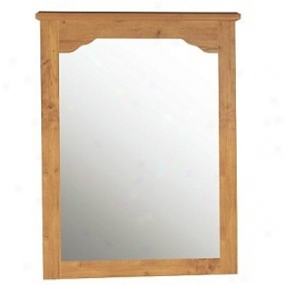 Country Style Country Pine Finish Mirror