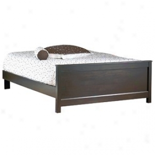 Country Style Ebony Finish Footboard And Rails 60&quot