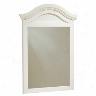 Country Style Vanilla Cream Finish Mirror