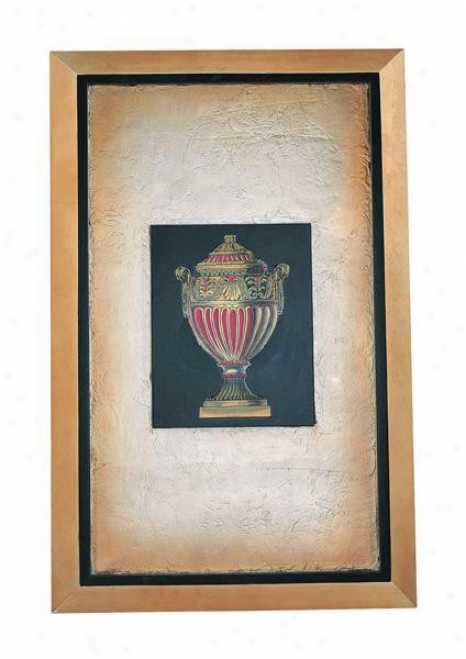 Dimensional Wall Decor With Embossed Pattern - Bright Grail