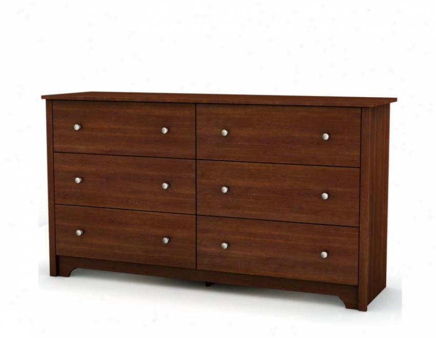 Dresser Contemporary Style In Sumptuous Cherry Polish