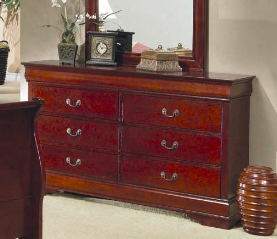 Dresser Louis Philippe Diction In Cherry Finish