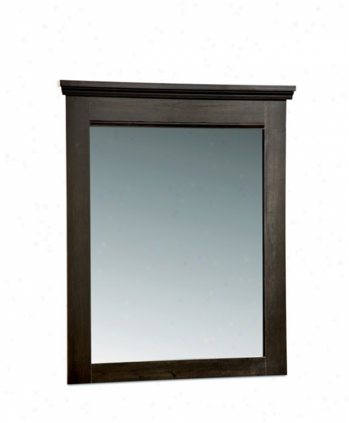 Dresssr Mirror Country Style In Ebony Finish