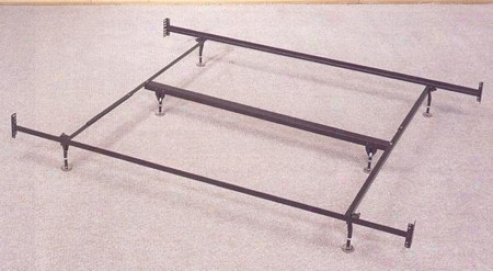 Eastern King Size Bed Frame/rail W/glides For Headboard & Footboard