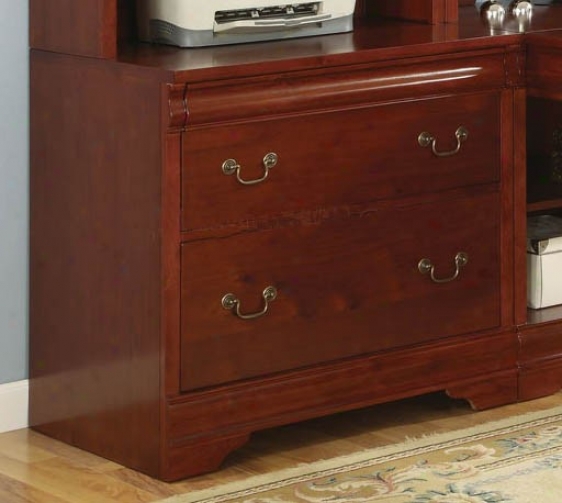 File Cabinet Louis Philippe Style In Cherry Finish